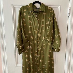 Zara tiger dress size XXL brand new with tags